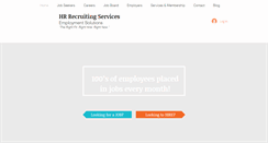 Desktop Screenshot of hrrecruitingservices.com