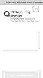 Mobile Screenshot of hrrecruitingservices.com